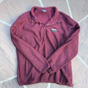 Eddie Bauer Button Up 1/4 Sweater